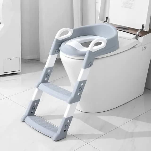 EASYSTEP™ | SIÈGE DE TOILETTE PLIABLE POUR ENFANT - 2 à 10 ans - PRO ( COULEUR GRISE UNIQUEMENT DISPONIBLE )