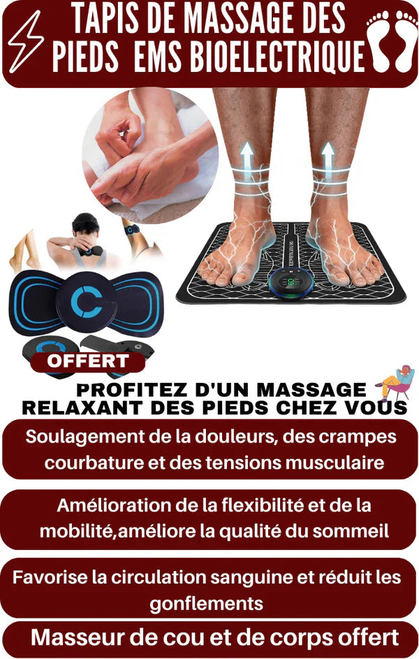 MASSEUR DE PIED BIO ECLECTRIQUE EMS