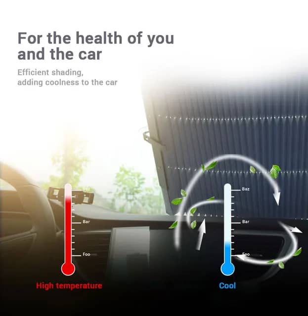 Pare-Soleil Télescopique Réglable – Votre Solution Anti-Chaleur pour la Voiture !